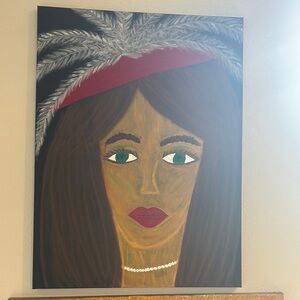 Elegant Lady Original Painting by an Oregon Artist